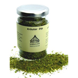 Kräuter Dip Gewürzzubereitung ohne Knoblauch