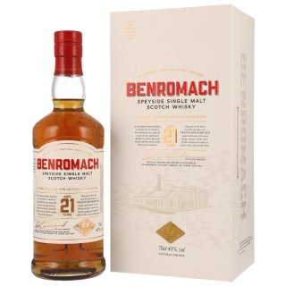Benromach 21 Jahre Single Malt  43.0% vol.
