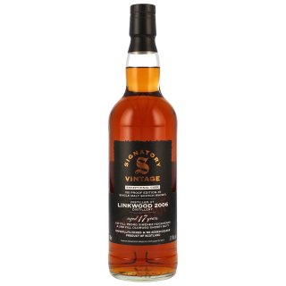 Linkwood 2006 - 17 Jahre 1st Fill Pedro Ximénez Hogsheads & 2nd Fill Oloroso Sherry Butt 100 Proof Exceptional Cask Edition  (Signatory)