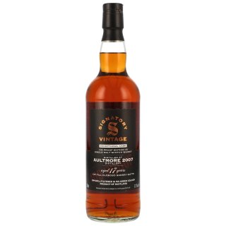 Aultmore 17 Jahre Vintage 2007 Exceptional Cask Edition Signatory Vintage 100 Proof 57,1%l #1