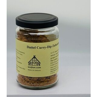 Dattel Curry Dip Gewürzzubereitung
