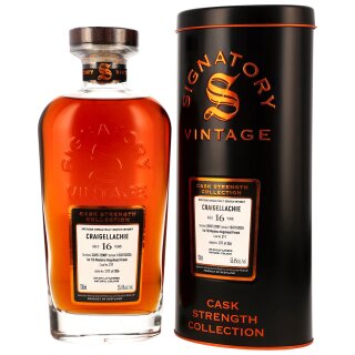 Craigellachie 2009/2025 - 16 Jahre 1st Fill Madeira Hogshead Finish  Cask Strength Collection (Signatory)